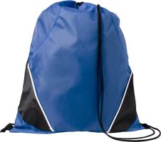 Drawstring backpack made from 201D polyester. 