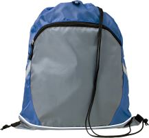 Drawstring polyester backpack.