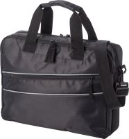 Laptop bag made from 600D polyester.