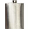 Stainless steel hip flask (320 ml) with screw cap. 