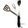 Multi-functional stainless steel BBQ tool.