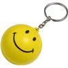 Key ring with anti-stress smiling face.