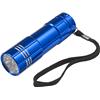Almumium torch with nine LED lights.