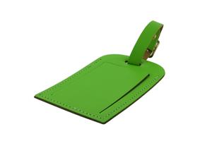 Bonded Leather Security Luggage Tag