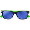 Plastic sunglasses with UV-400 protection.