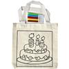 Cotton bag supplied with 5 felt tip pens.