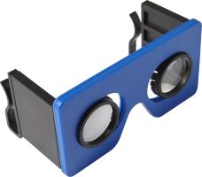 Foldable plastic virtual reality glasses.