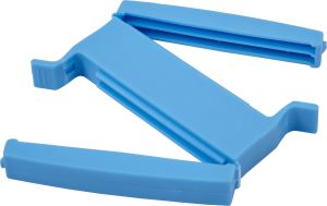 Plastic 2 bag sealing clip with a magnetic closing.