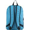 Polyester backpack (600D) with various closable storage compartments.