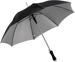 Umbrella with silver underside