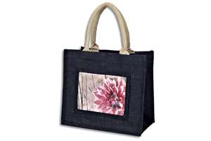 Medium Jute Bag - Black