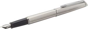 Waterman stainless steel fountain pen