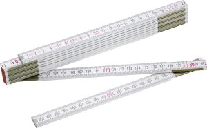 Wooden folding ruler