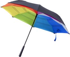 Automatic reversible rainbow umbrella