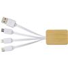 Bamboo charging cable
