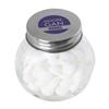 Small glass jar with mints