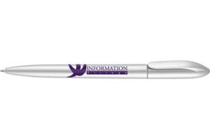 Supersaver Twist Argent Ballpen