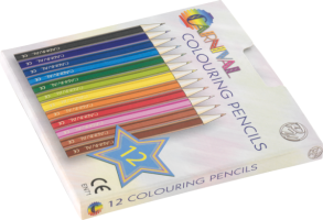 Carnival Colouring Pencils Half Size 12 Pack