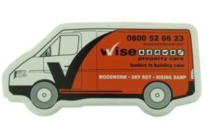 Van Shaped P.V.C. Coaster