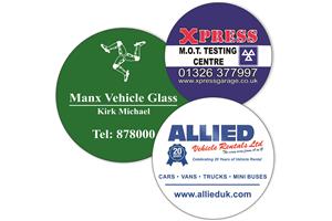 Round Window Stickers Up to 65sq cm