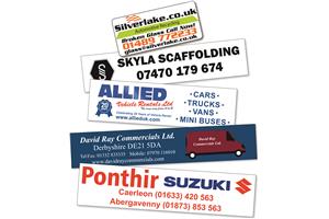 Medium Rectangle Window Stickers 66 to 130sq cm