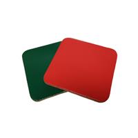 Square 85mm Bonded Leather Coasters